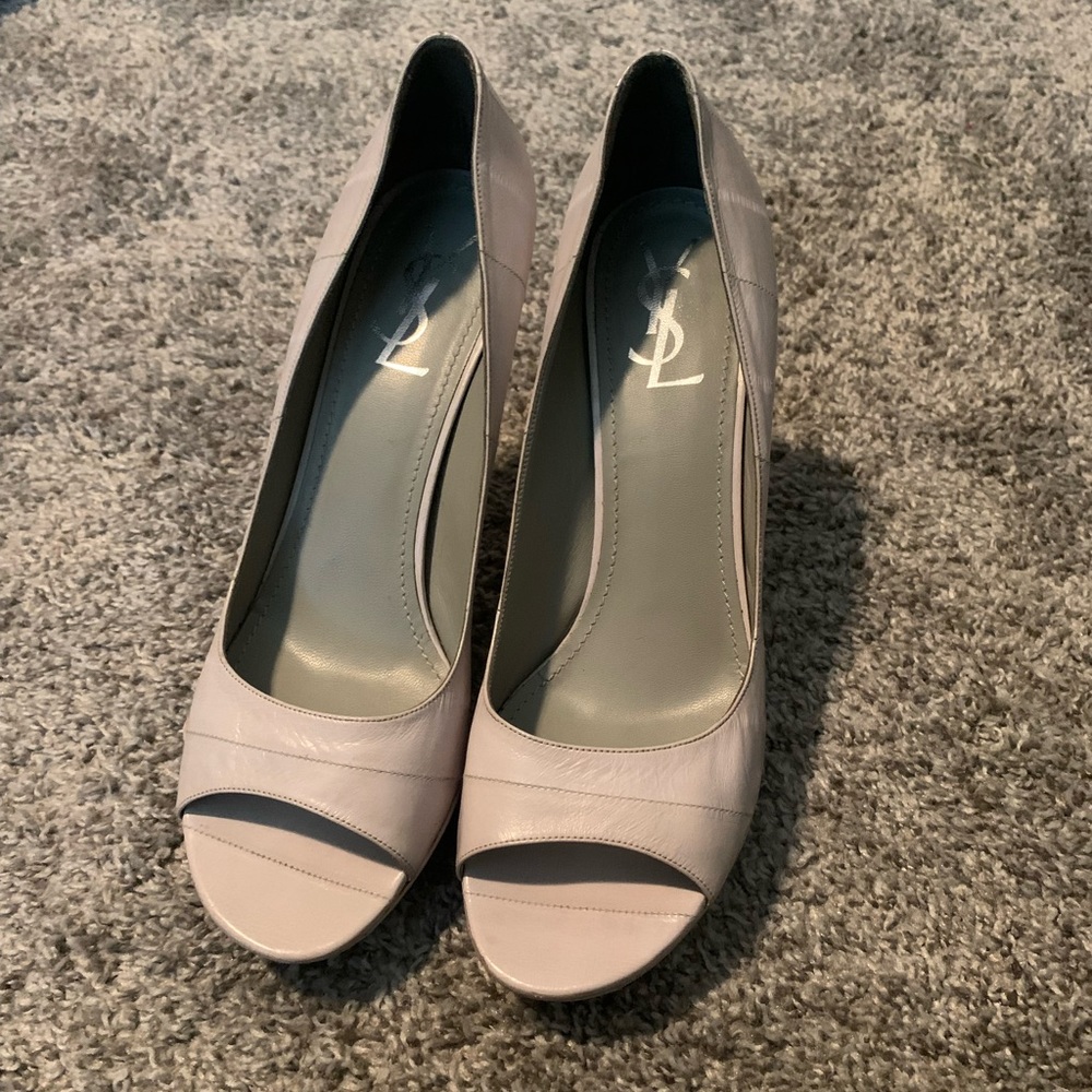 YSL Peep Toe Pumps